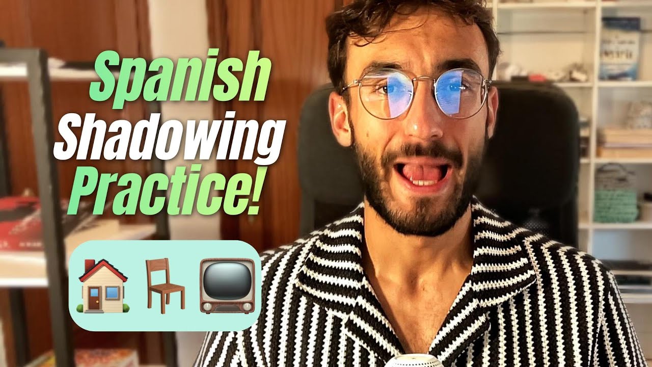🏡 Repeat After Me! 🗣️ Spanish Household Vocabulary + Prepositions of Place | Shadowing Practice 🇪🇸