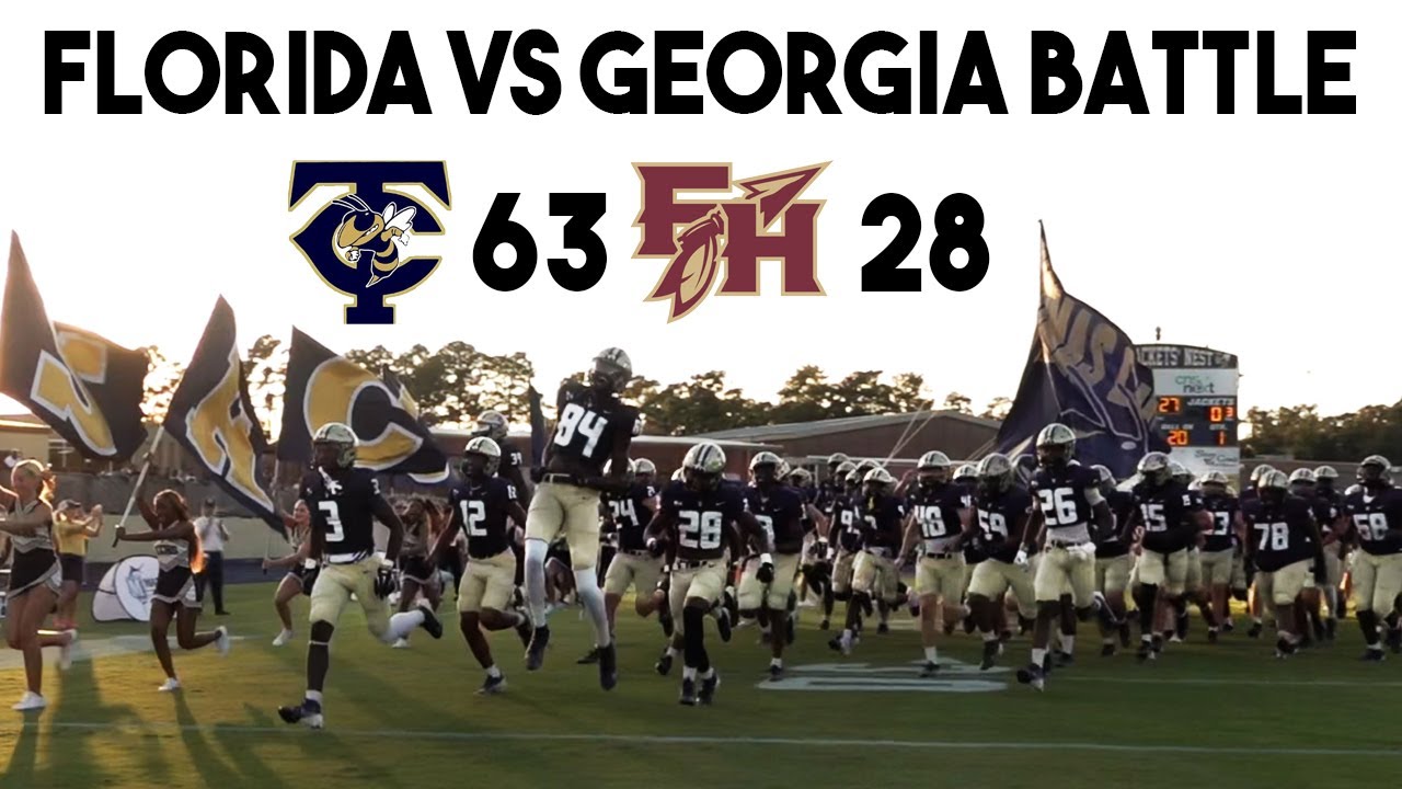 Georgia vs Florida High School Football Showdown! | Thomas County Central Highlights vs Florida High