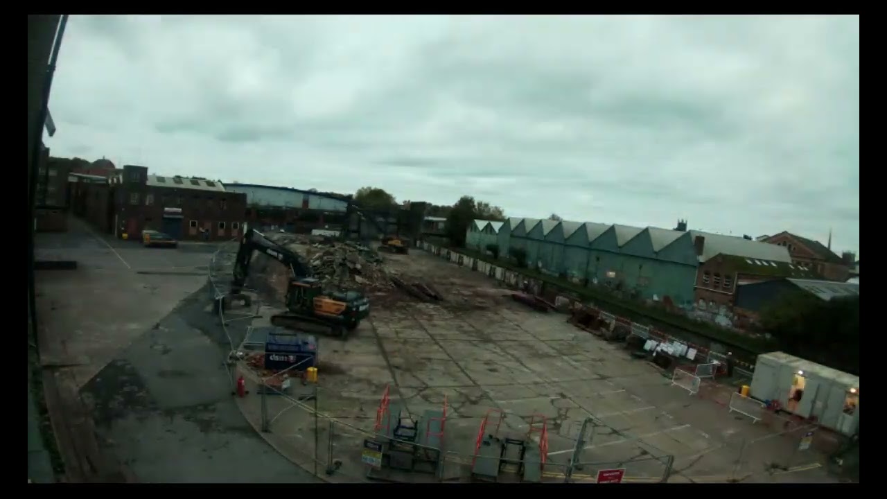 Shrub Hill Quarter - demolition of Unit 16 timelapse