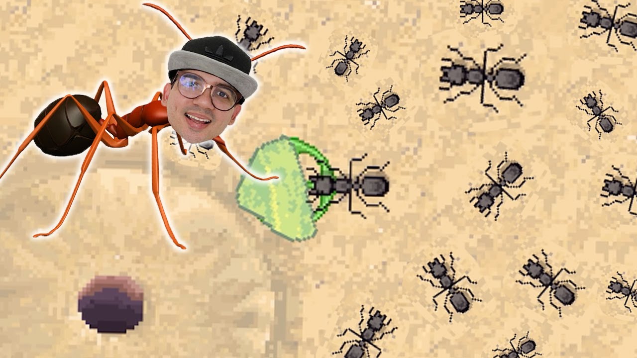 ENTREI NUM FORMIGUEIRO GIGANTE CHEIO DE FORMIGAS!!! (jogos de celular)