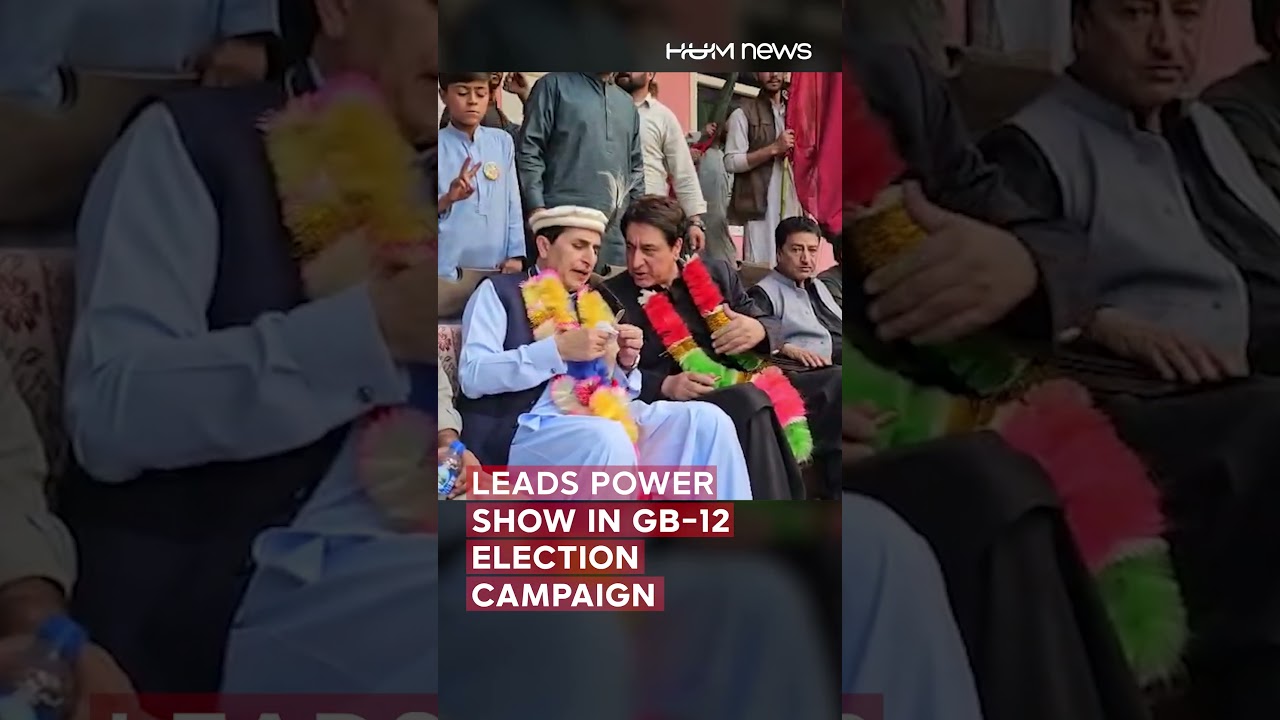 PTI Chairman Barrister Gohar Khan Leads Rally in Shigar