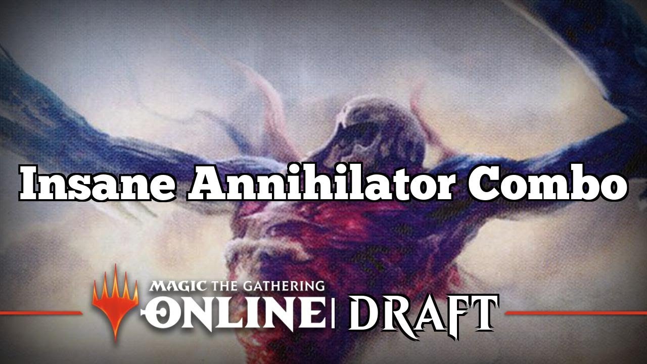 Insane Annihilator Combo | Vintage Cube Draft | MTGO | Twitch Replay