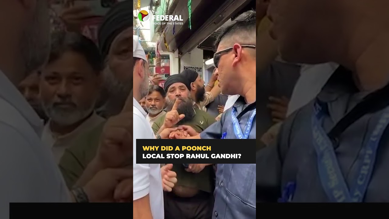 A Poonch local stops Rahul Gandhi - what happened next? | Jammu and Kashmir |