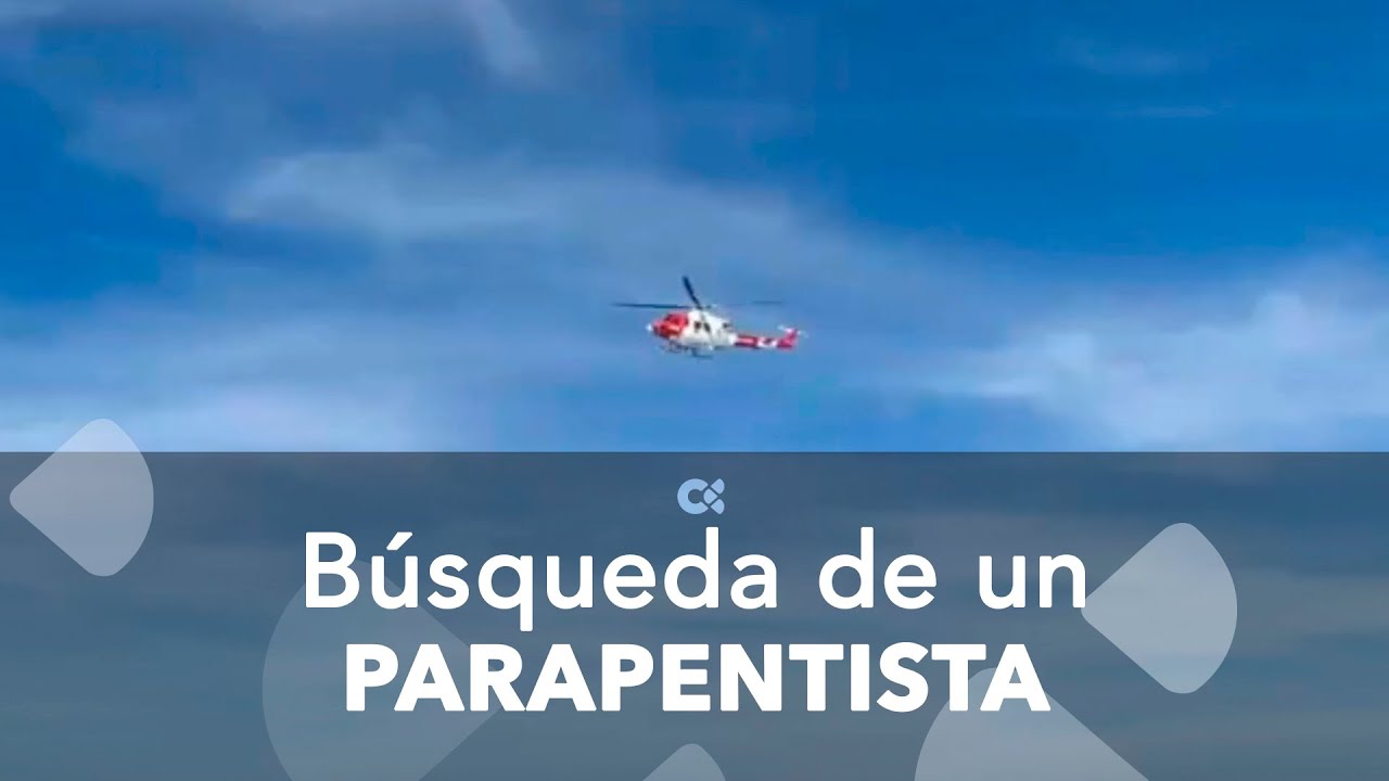 Buscan a un parapentista que cayó al mar en Puerto de la Cruz