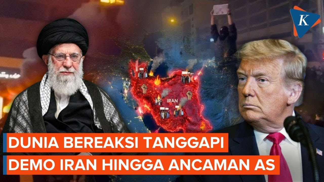Demo "Berdarah" Iran dan Ancaman Militer AS Picu Reaksi Dunia!