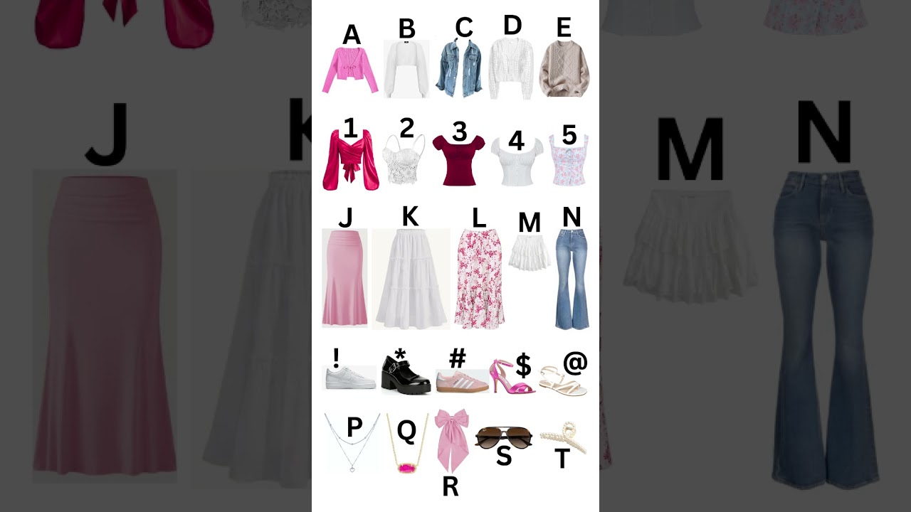 pick your outfit - romantic edition 