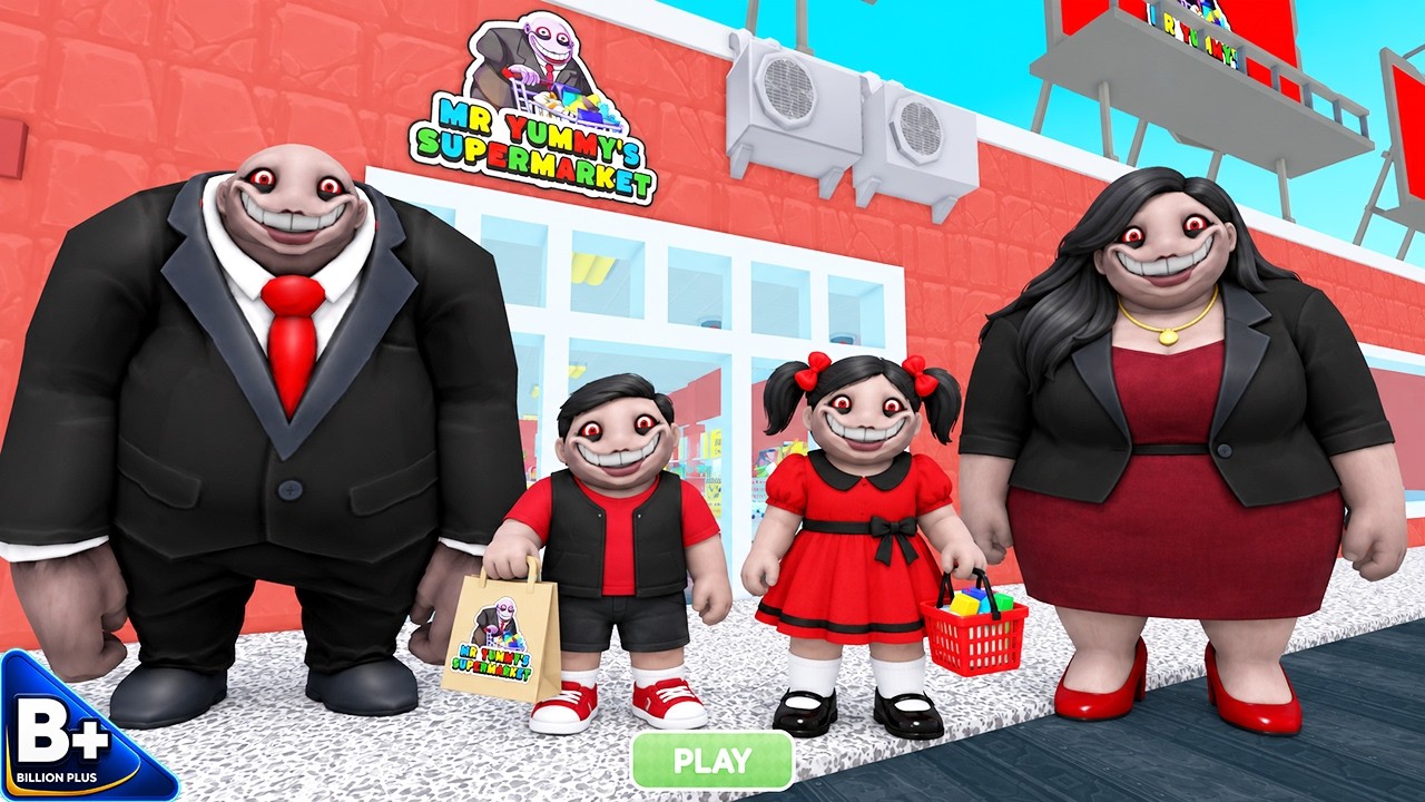 MR YUMMY'S SUPERMARKET Escape Obby New Update - Roblox All Morphs Unlocked FULL Walkthrough All Item