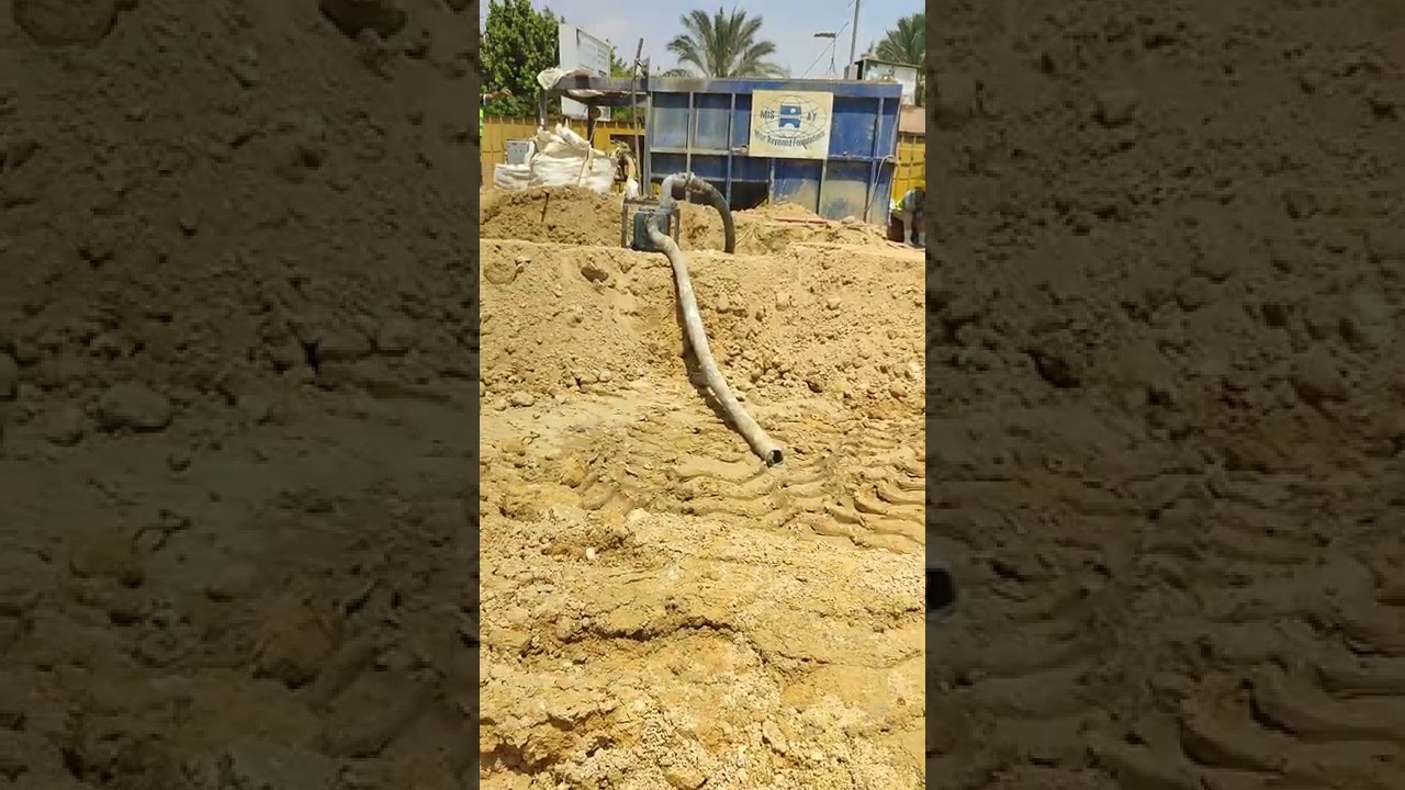 كل ما يخص تنفيذ الخوازيق بداية من الحفر والصب وخروج البنتونيت