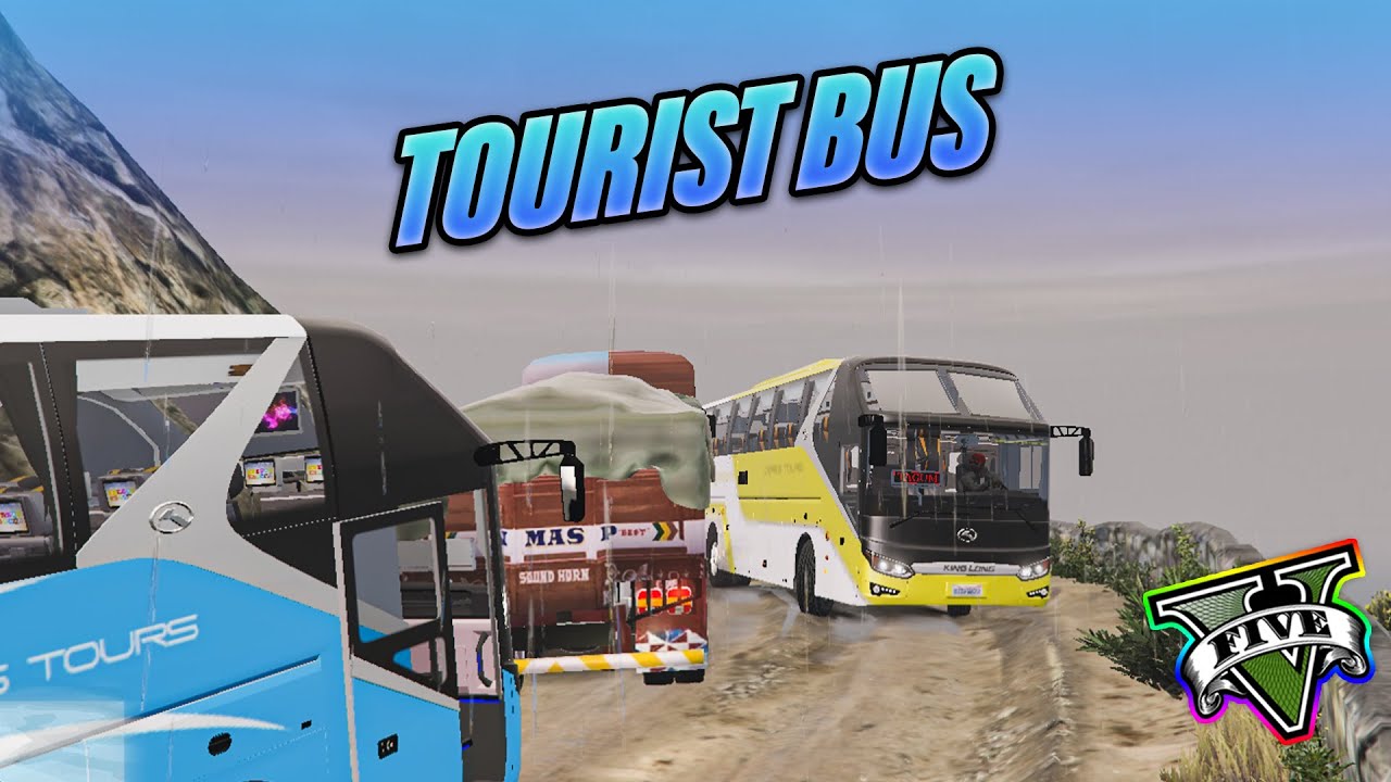 Travel bus driving in GTA 5 | Police chase