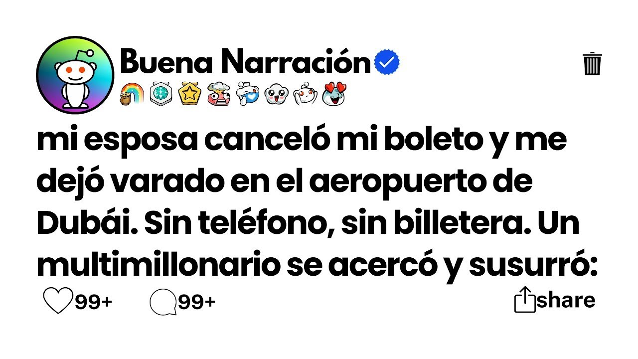 mi esposa canceló mi boleto y me dejó varado en el aeropuerto de Dubái