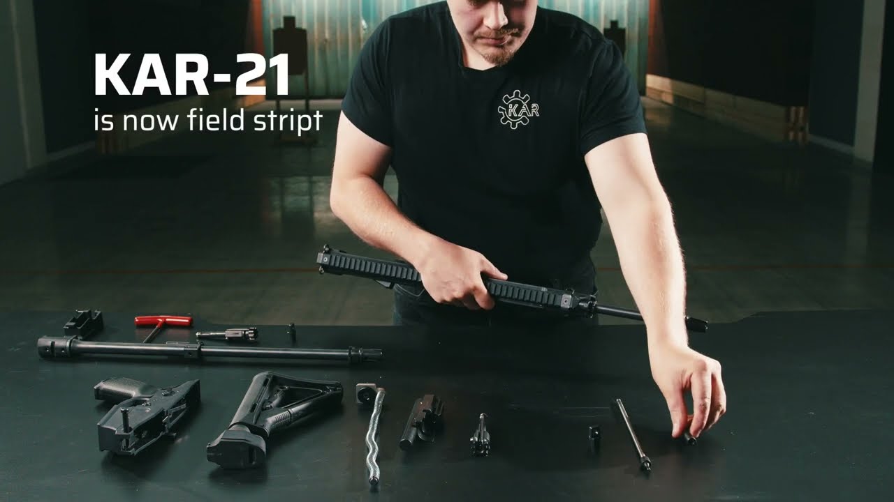 Ensio Firearms KAR-21 field strip and caliber change.