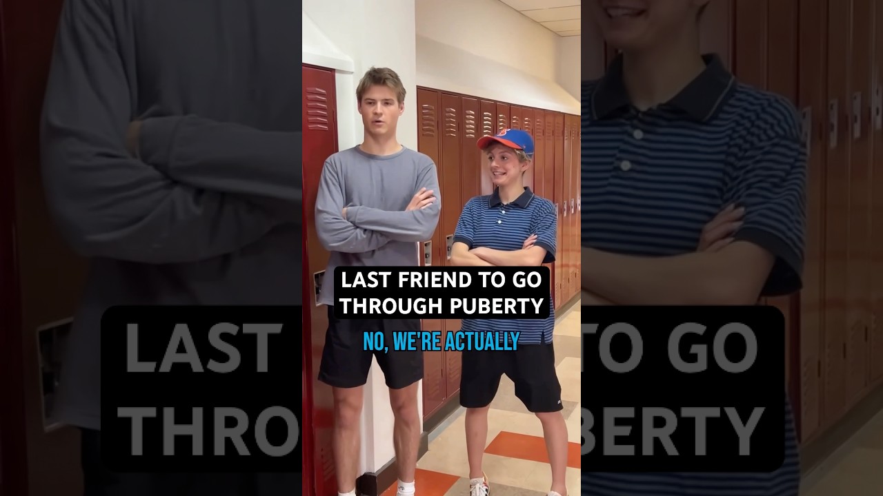 he wont have facial hair until he&rsquo;s 30 #americanhighshorts #puberty #highschool #boys #teenager