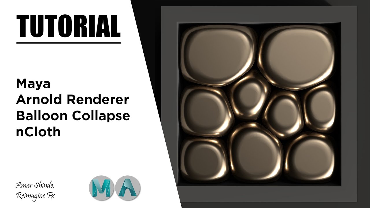 Balloon Collapse | Maya And Arnold Renderer | Tutorial