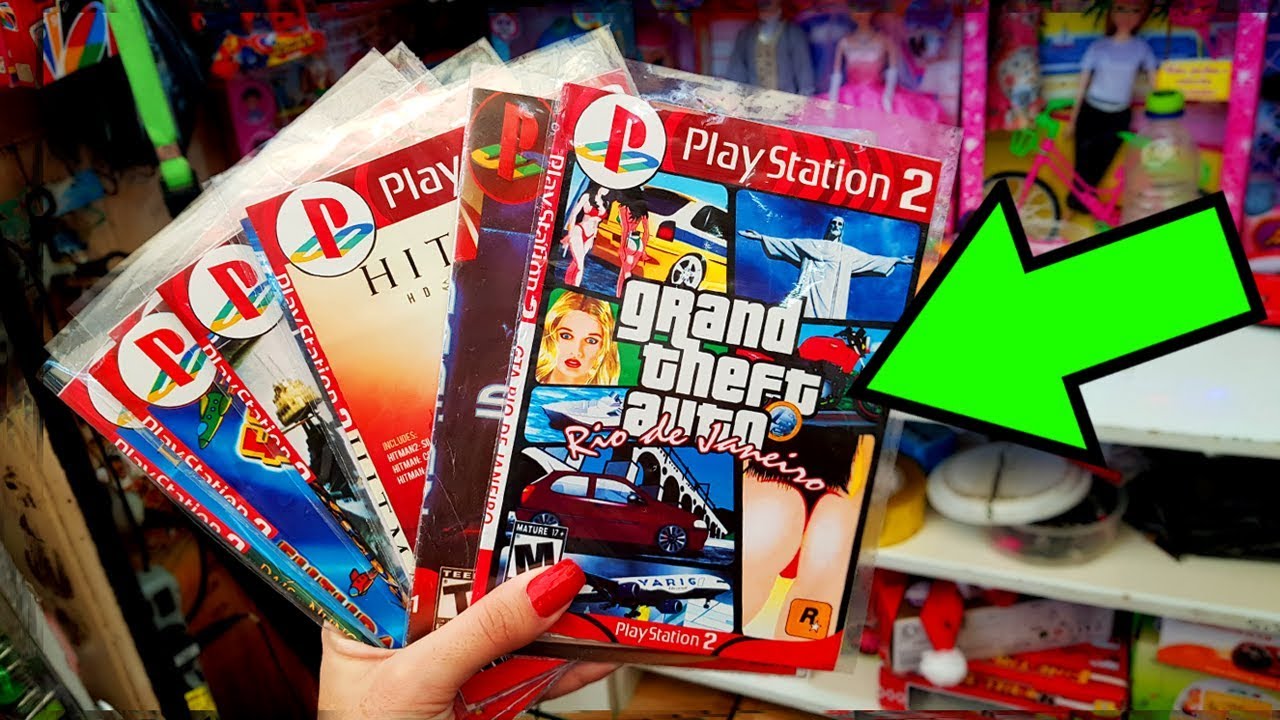 COMPREI JOGOS DE PS2 NO CAMELÔ (FUNCIONOU?)