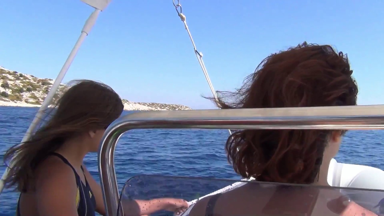 Výlet v malém člunu na Kornati, Chorvatsko 2017