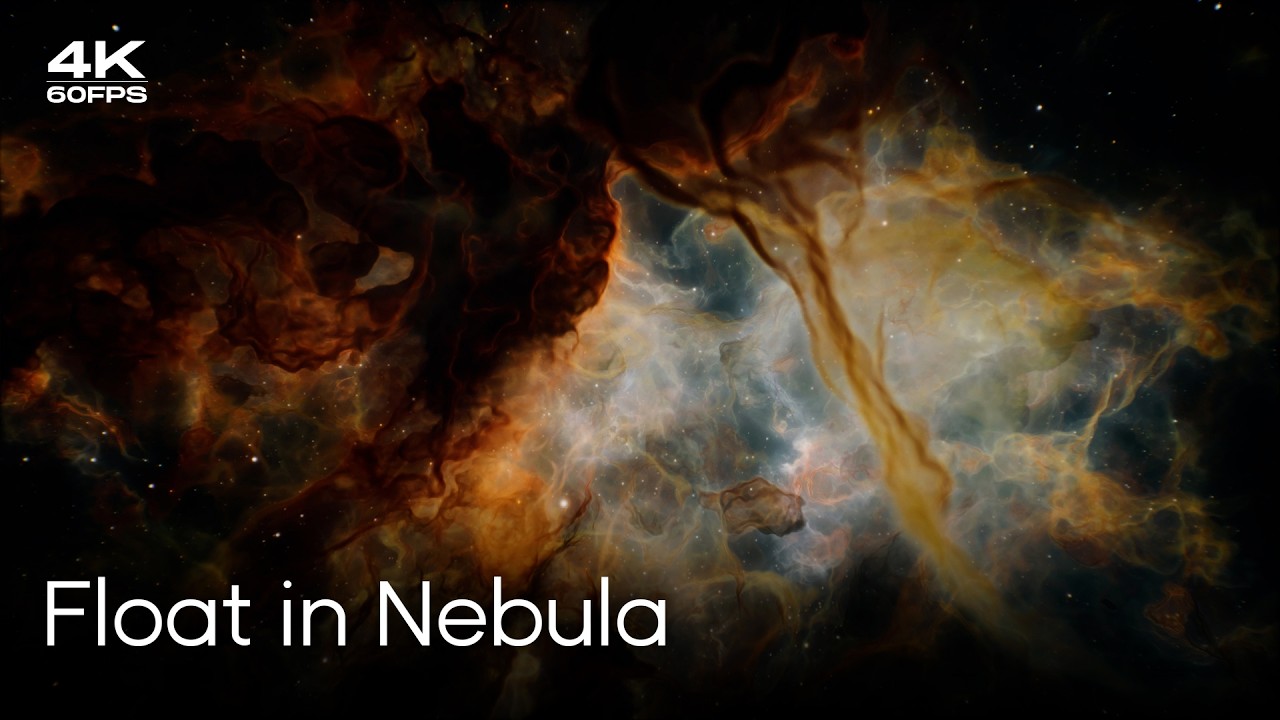 Nebula Space Loop 3 Hours 🌌 Ambient Sleep Music | Deep Relaxing 4K Visuals