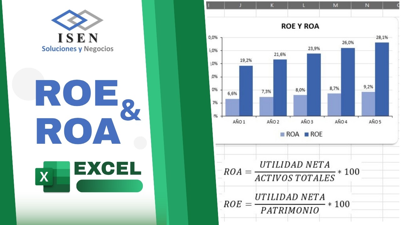 DOMINA el ROE y ROA en EXCEL: Evalúa la RENTABILIDAD de tu EMPRESA | ACTUALIZADO