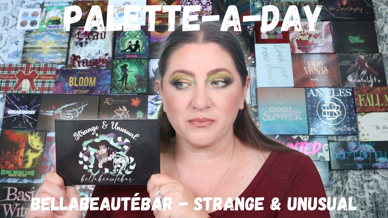 Palette-A-Day – bellabeautébar Strange & Unusual – Full Swatches, Look & Review