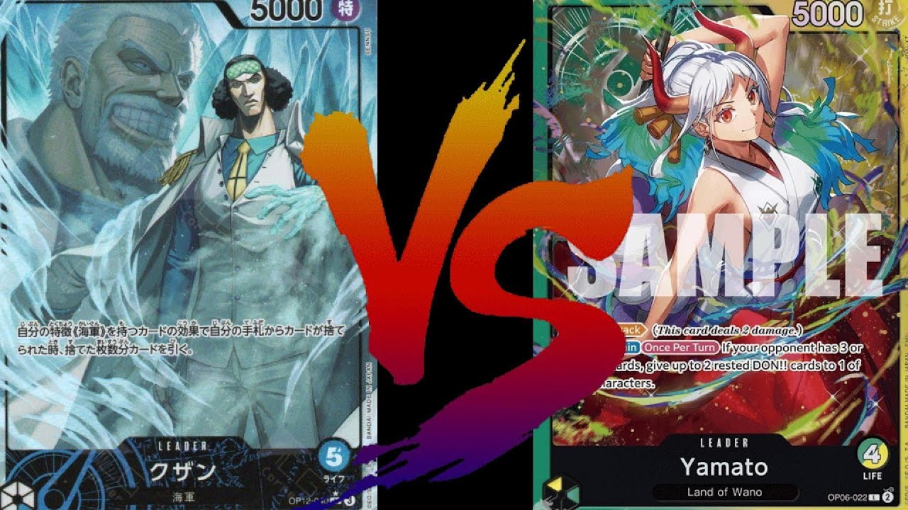 [OP 12.5] 🔵 Kuzan  VS 🟢🟡 Yamato ST 28 One Piece OPTCG Episode 14