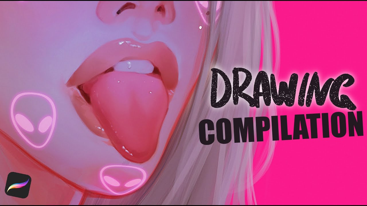 Drawing COMPILATION. just for CHILL. Bluesssatan. IPAD PRO+Procreate.