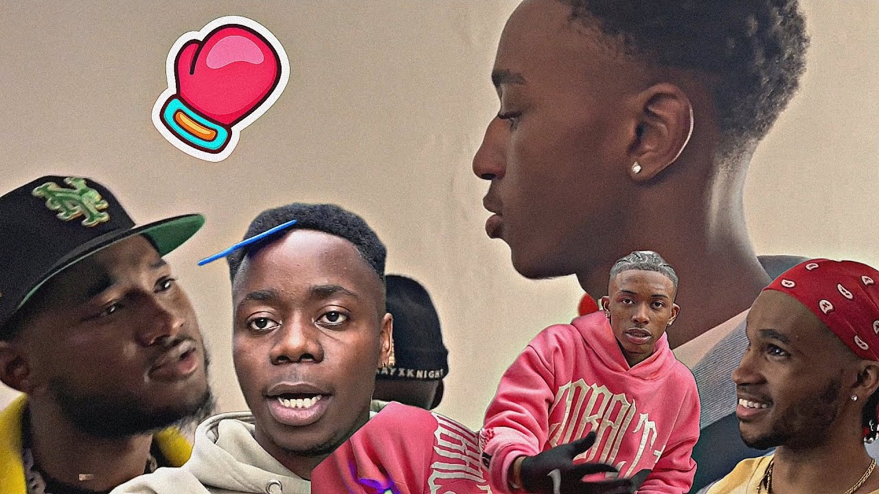 Tension at Baby Daiz Shoot ft King Oumar , Mansa Mayne, Domingos & Aaron