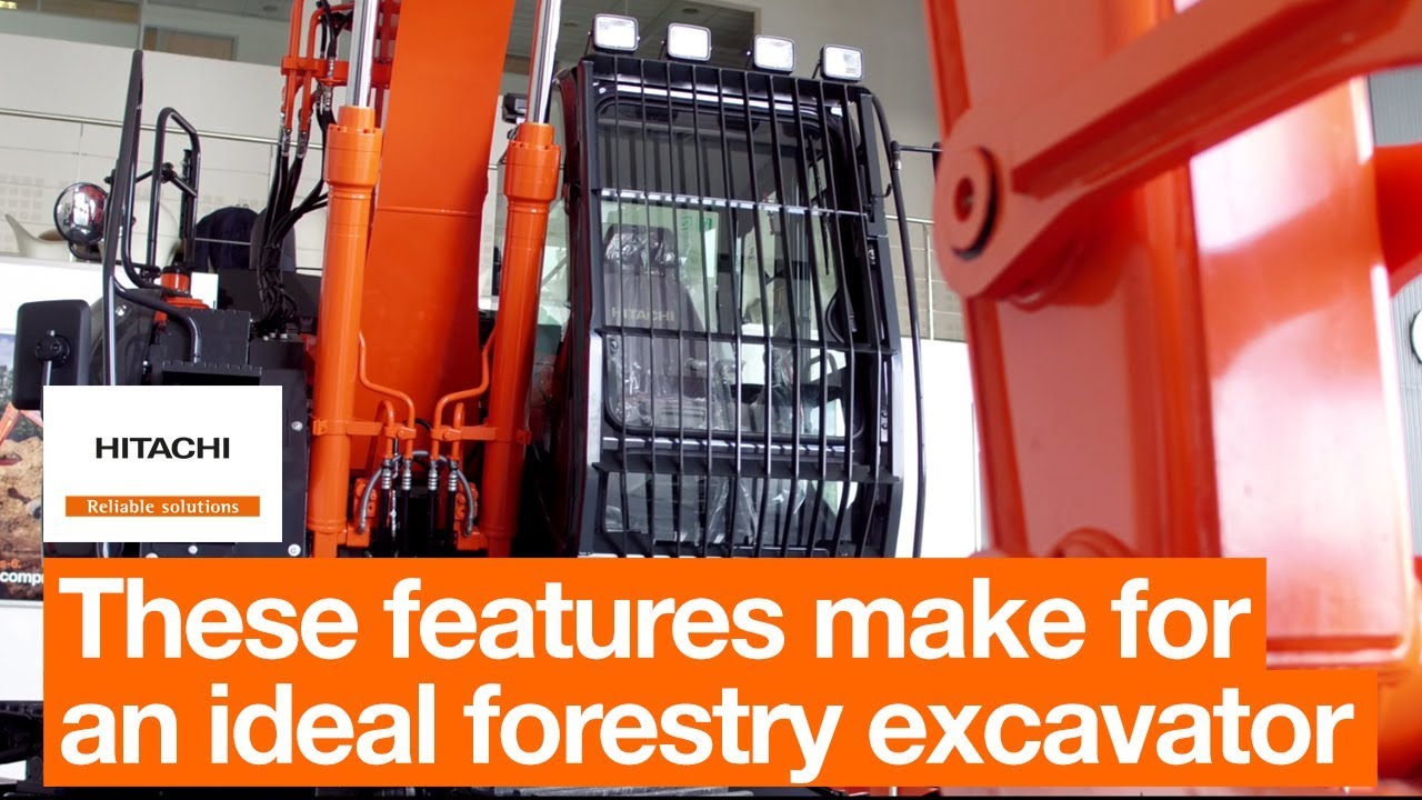 ZX135USL-6 is ideal for forestry operations