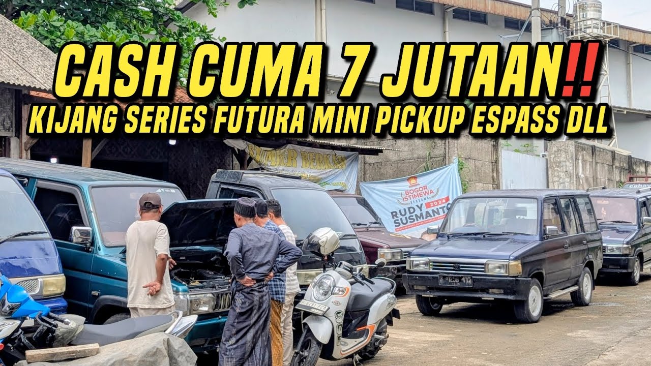Jual cepet aja nih semua❗Obral mobil bekas di gudang nya kijang pick up seharga motor cuma 7 juta 