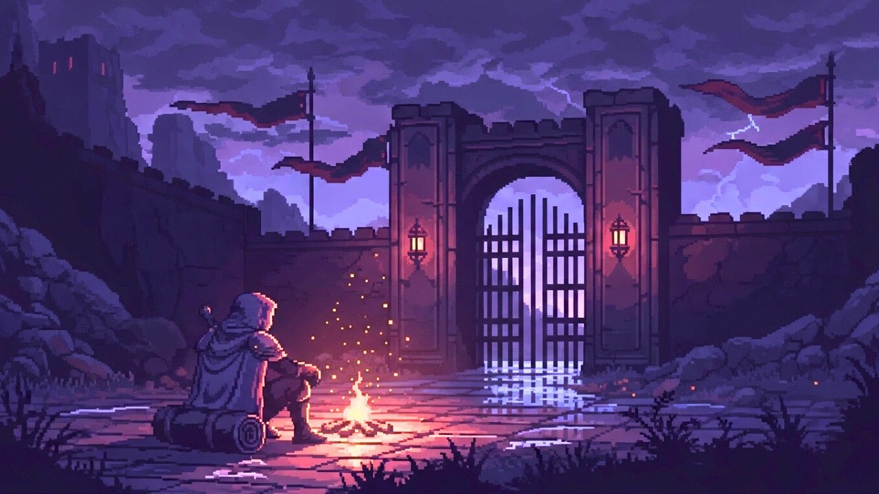 The world grows quiet — drift into sleep