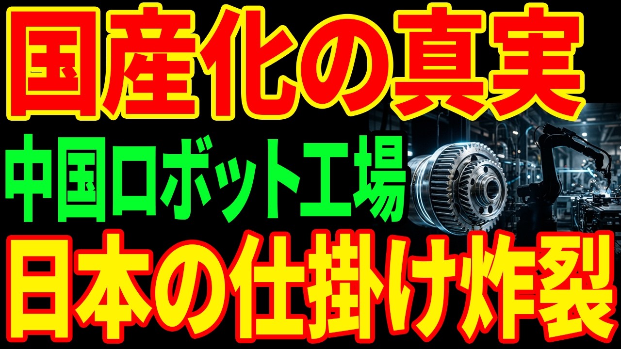 【二重依存】中国がRV減速機を「国産化」した...その工場を動かす機械の9割は輸入品だった