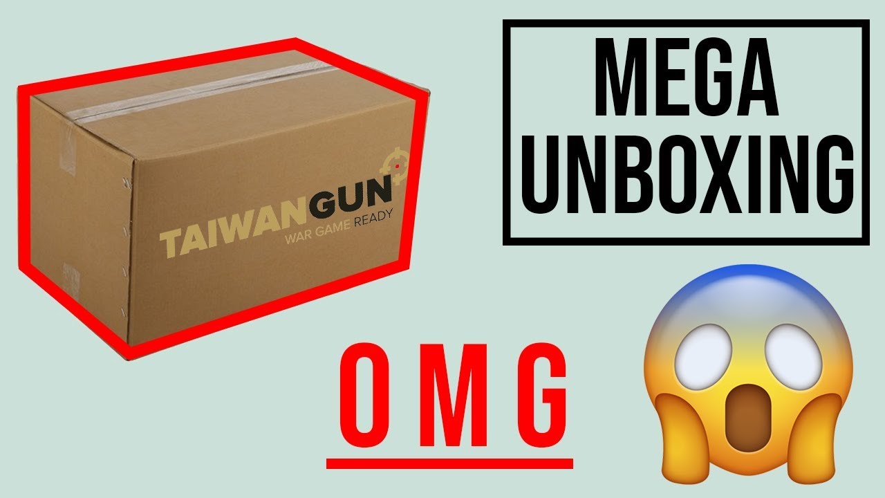 BIGGEST UNBOXING EVER [ TAIWANGUN GEAR ]