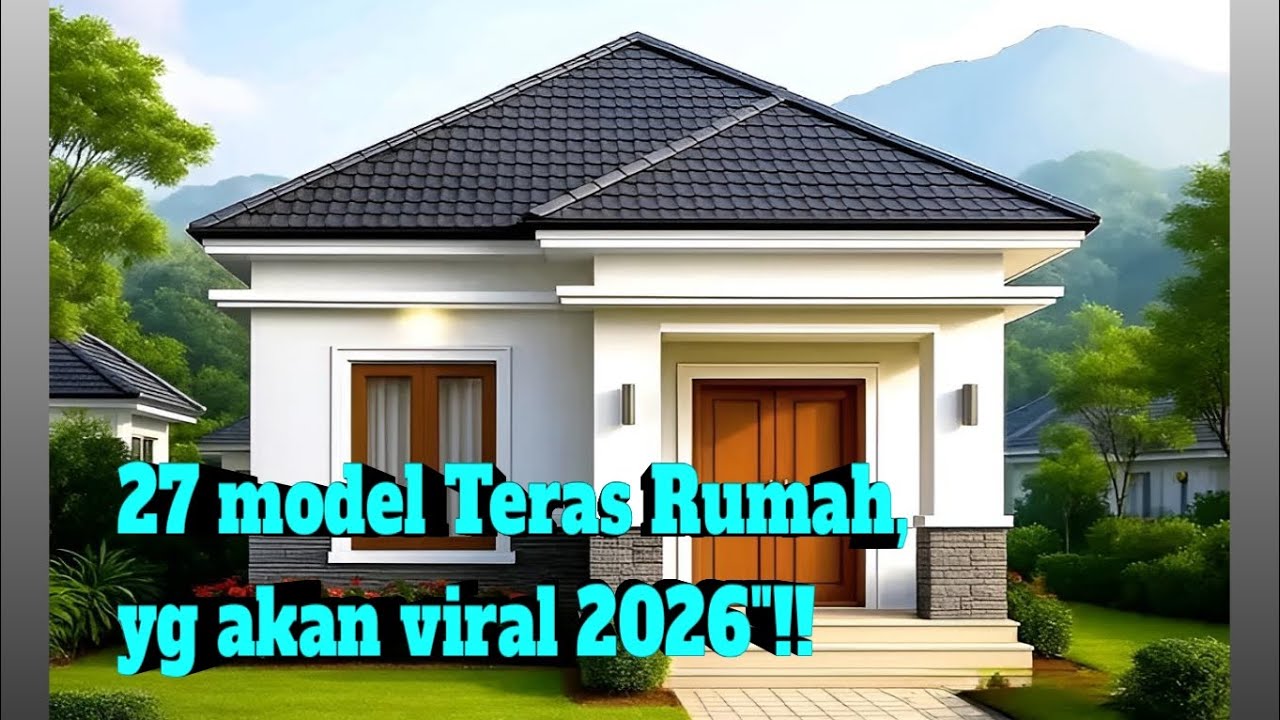 27 model Teras rumah yg akan virall di 2026