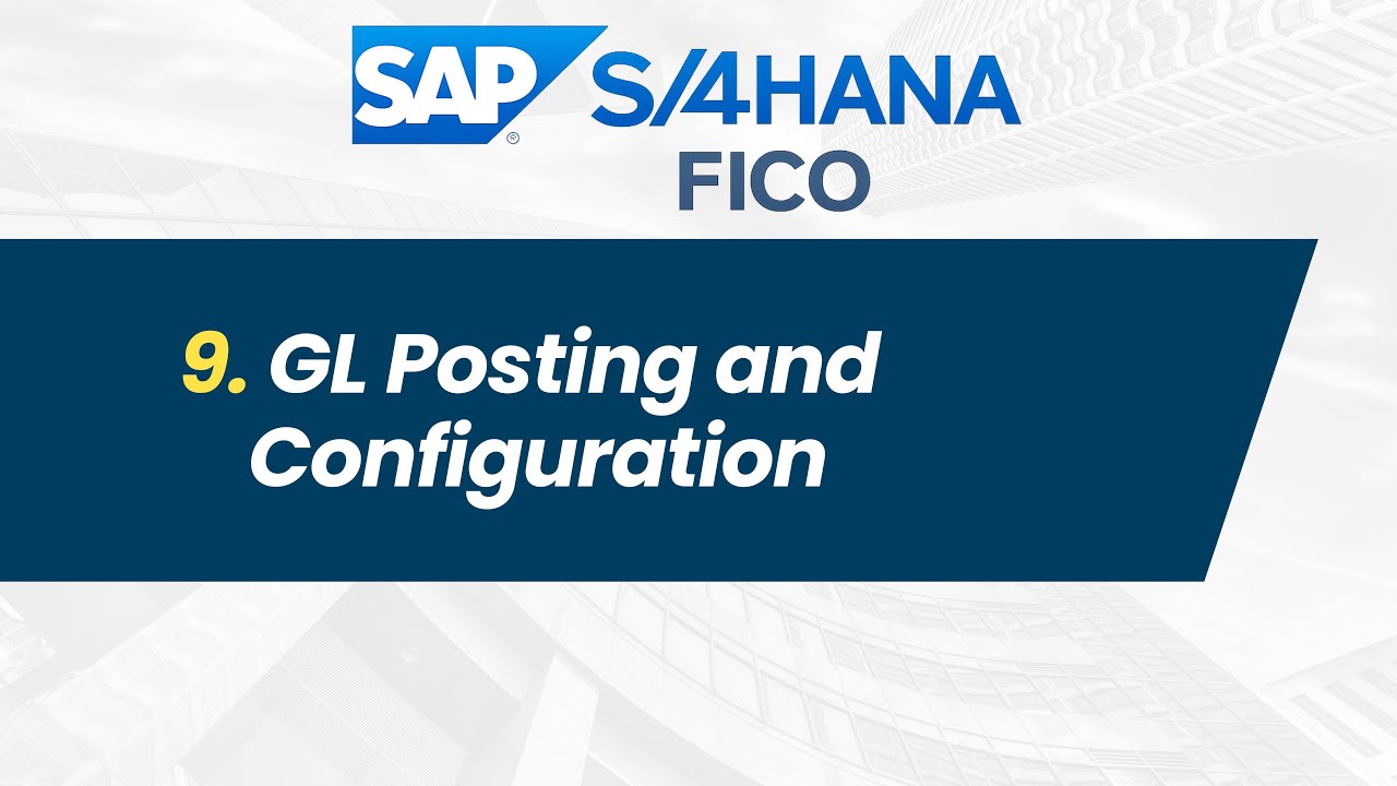 09. SAP S/4 HANA FICO - Учет и настройка главной книги #skillforum #sapficotutorial