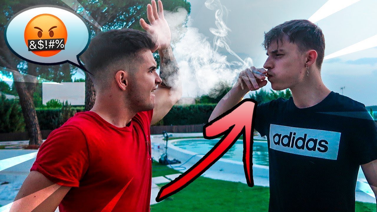 FUMO DELANTE DE MI AMIGO Y SE ENFADA !! *NO HACER* Exi