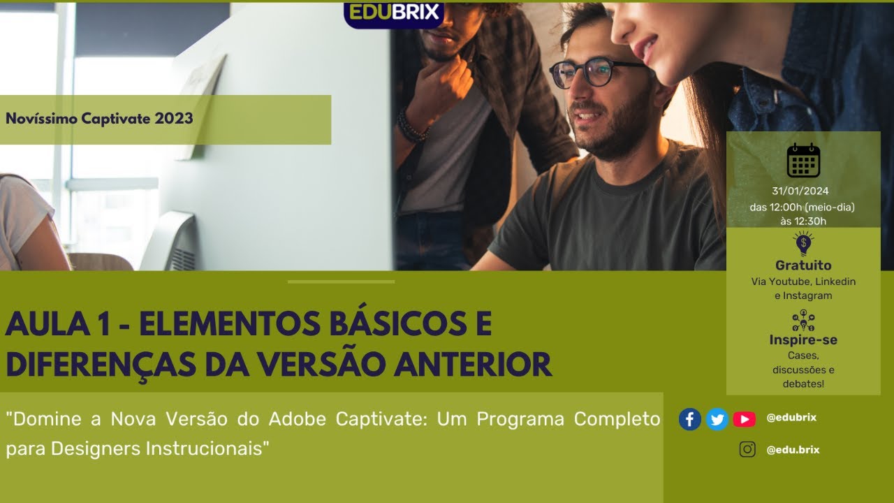 Adobe Captivate AULA 1 - ELEMENTOS BÁSICOS E DIFERENÇAS DA VERSÃO ANTERIOR