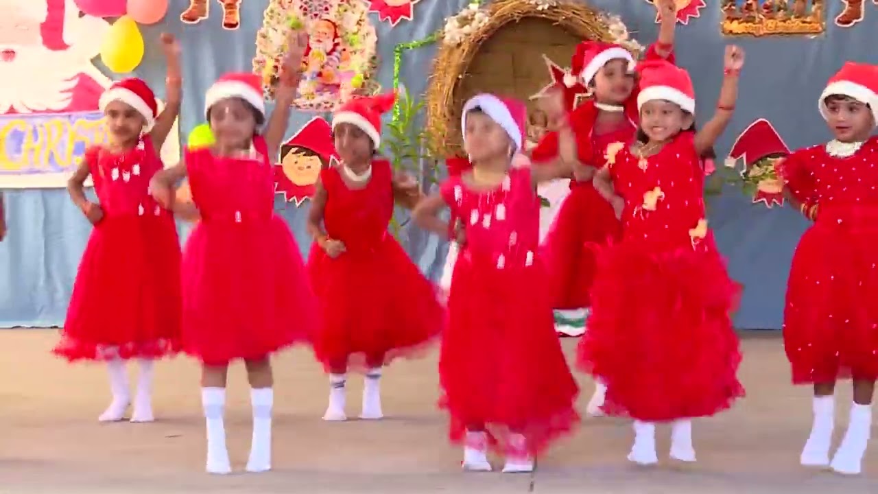 LKG dance on Christmas Function- Mary Immaculate Matric High School