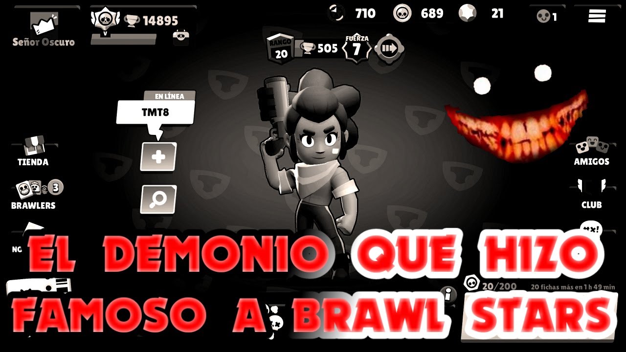 CREEPYPASTA DE BRAWL STARS | El demonio que ayudo a que brawl stars TRIUNFARA