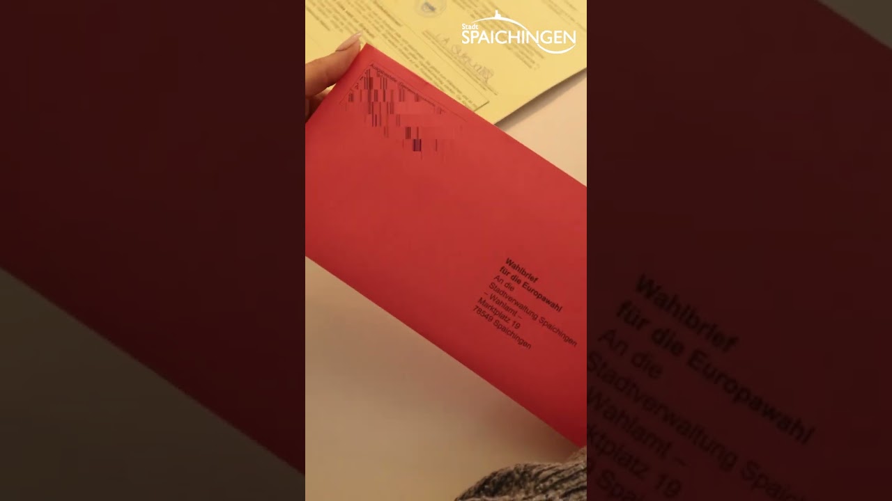 Stadt Spaichingen - Wichtige Hinweise zur Briefwahl und zum Wahlbüro 