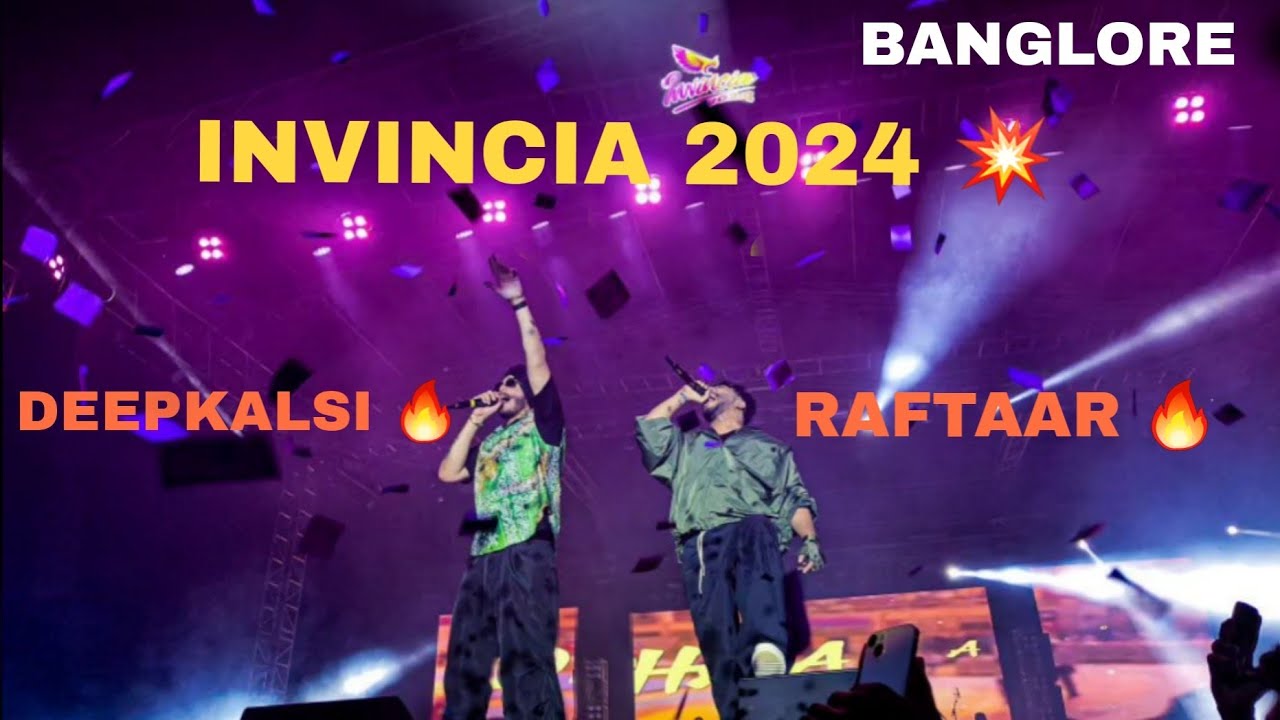 RAFTAAR CONCERT IN BANGLORE AT PRESIDENCY UNIVERSITY || INVINCIA 2024 || Precidency College Fest ||