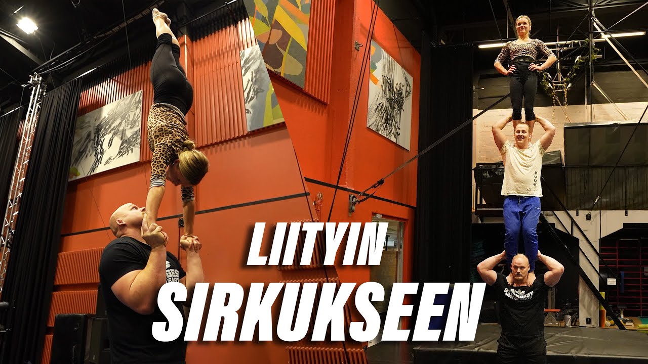 Yritin päästä sirkukseen 😂  Sirkustaitojen salat