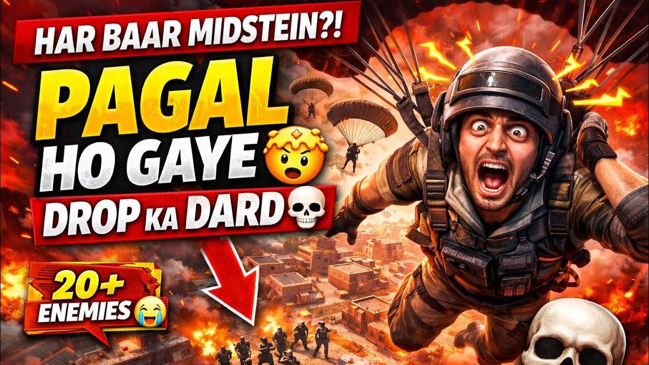 “Midstein Mein Utarte-Utarte Pagal Ho Gaye 🤯💀 | Drop Ka Dard!”