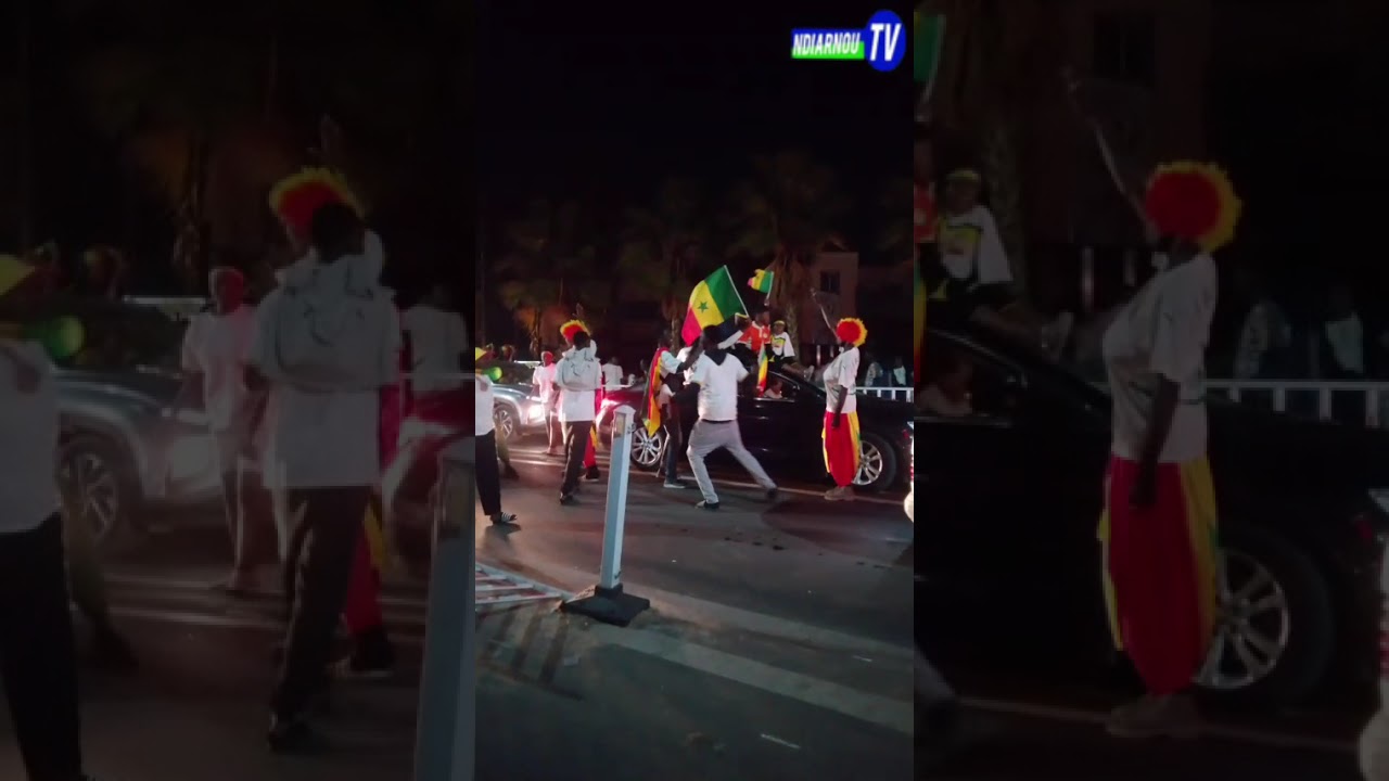 Dakar nèkhna après match sènègal  Maroc 