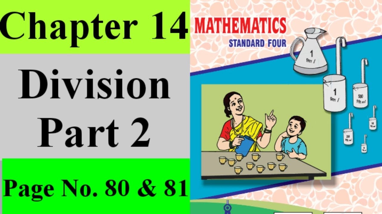 Division Part 2 4th Standard Page no  80,81