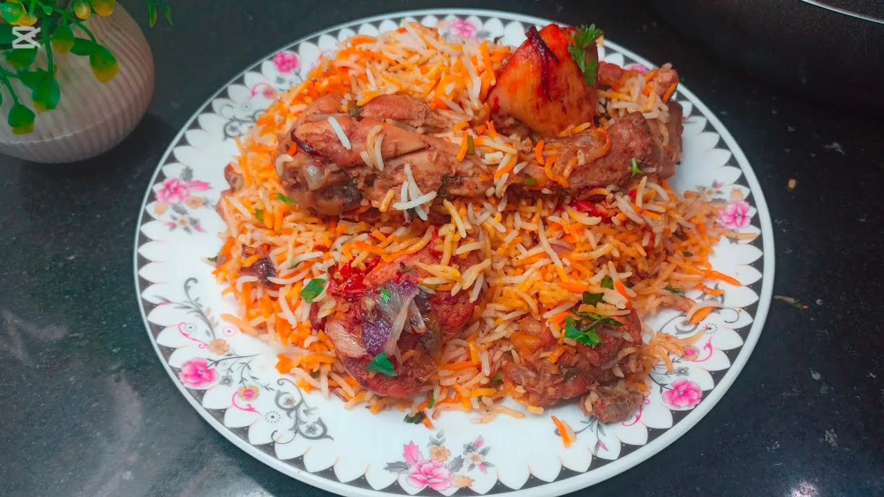 Simple chicken Biryani for Beginners. Super Tasty chicken Biryani. Chicken Biryani. 