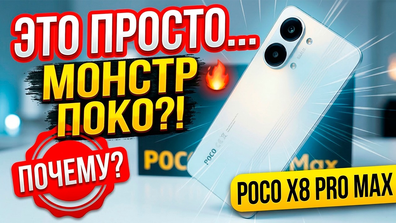 POCO X8 PRO Max - УБИЙЦА ФЛАГМАНОВ? ЧЕСТНЫЙ ОБЗОР БЕЗ ВОДЫ!