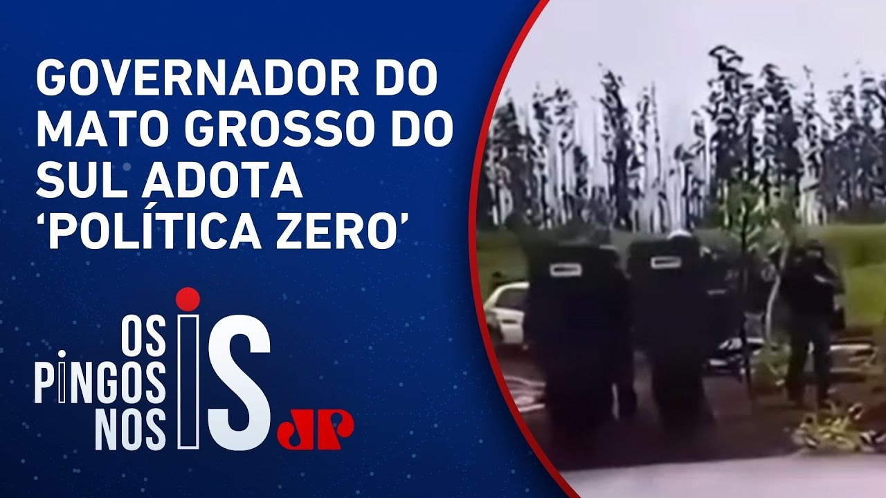 Polícia usa bombas para acabar com invasão do MST e sem-terra reclamam de ilegalidade