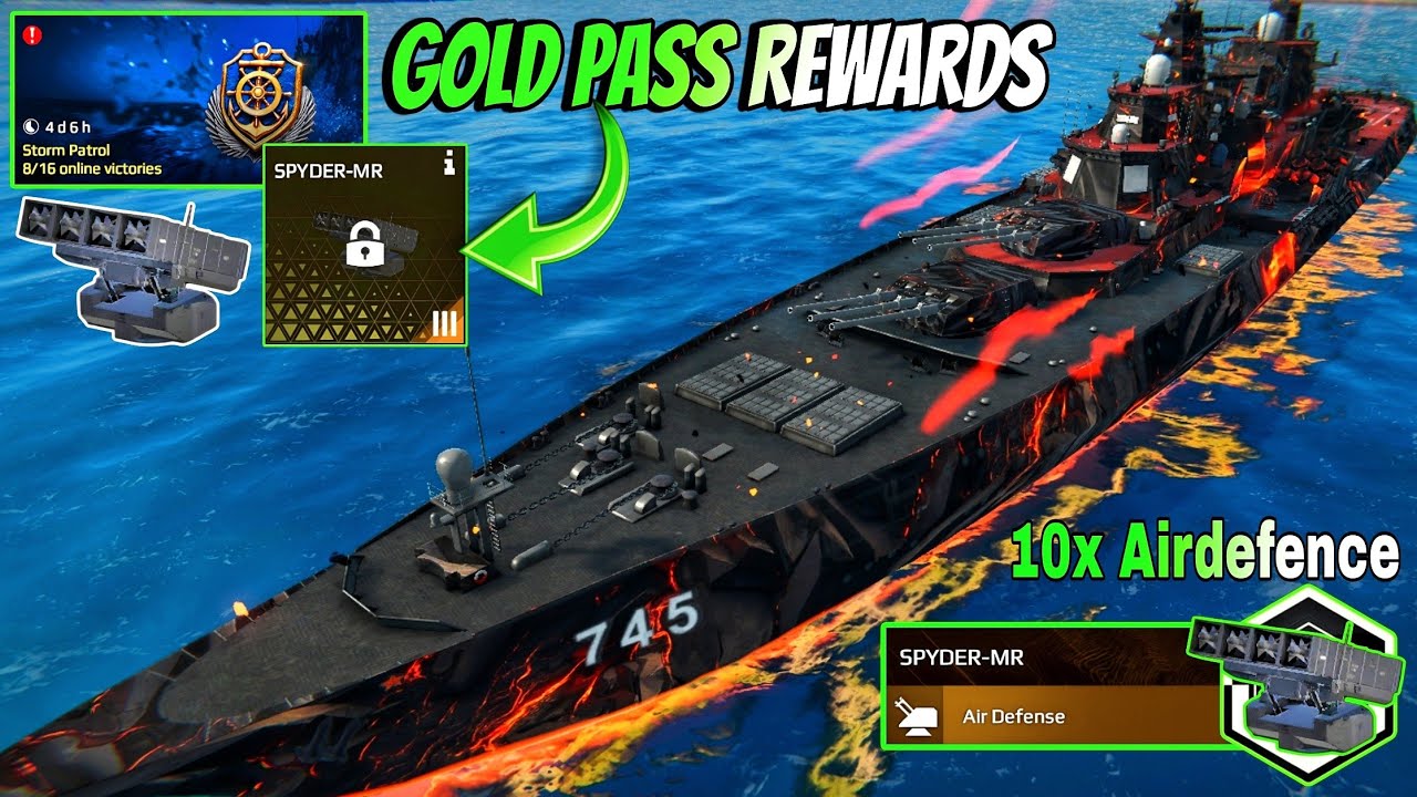 Moscow With 10x SPYDER-MR 🔥 Crazy AA System 💥New Event Rewards - Modern Warships 