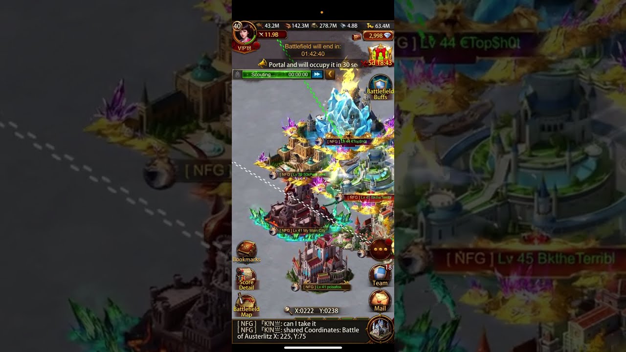 Evony TKR Battle of Austerlitz (BOCH) s446 NFG. Solo baby fest with Bk Daddy😍🥰