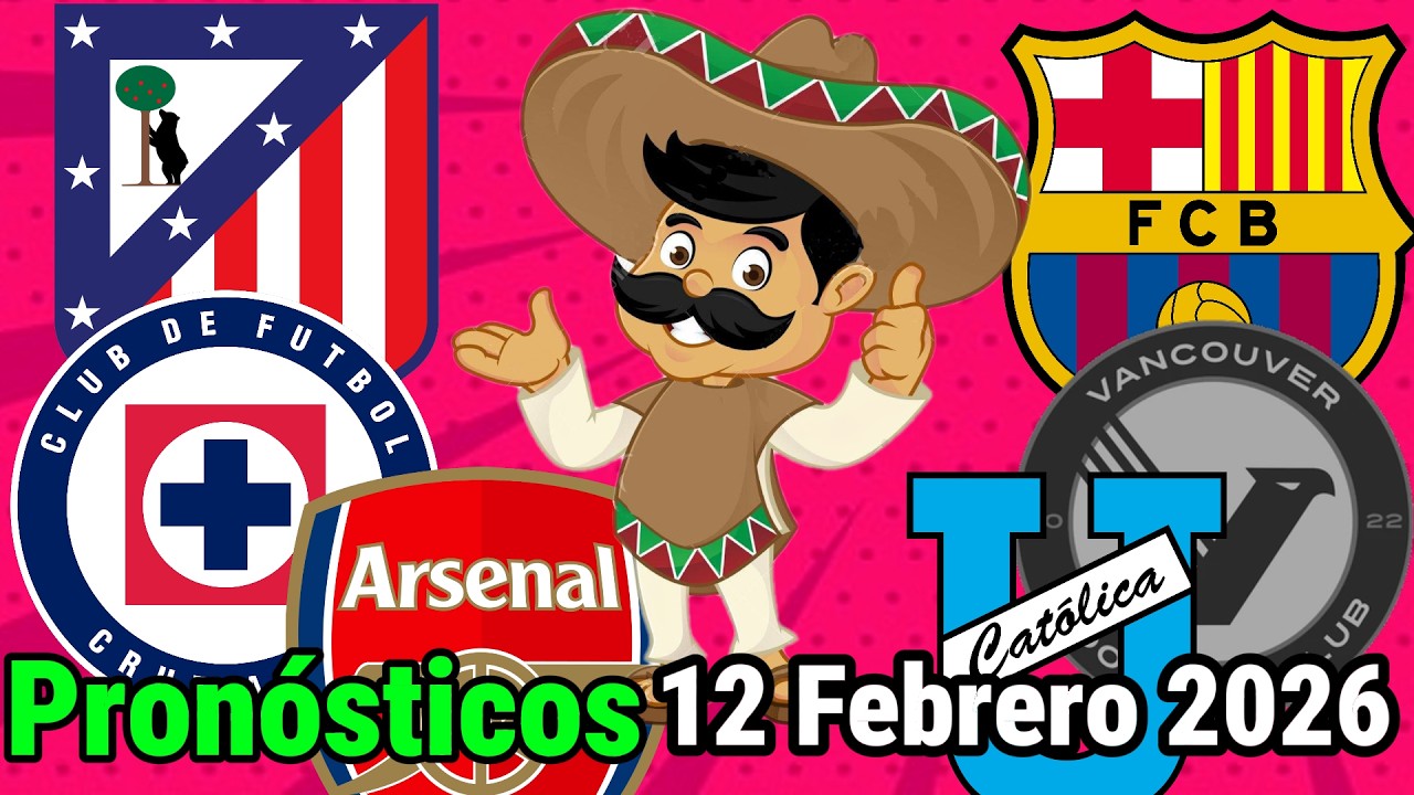 ⚽🔥PRONÓSTICOS FÚTBOL HOY 12 FEBRERO 2026 | PREMIER COPA DEL REY CONCACHAMPIONS Y COPA LIBERTADORES