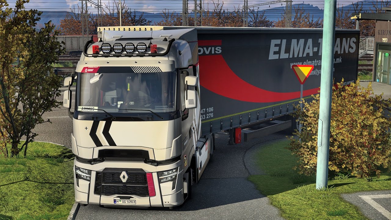 Driving Through Narrow Country Roads In Sweden | #ets2 1.57