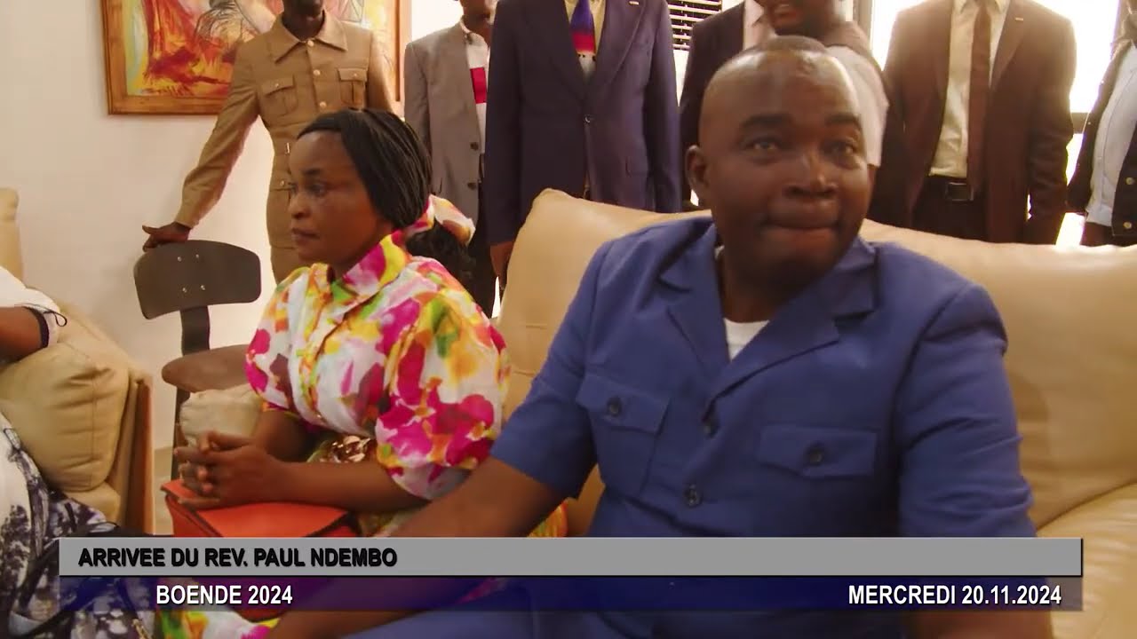 ACCUEIL  DU PASTEUR PAUL NDEMBO A BOENDE 2024